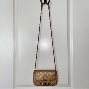 Marc Jacobs Baroque Single quilted gold crossbody